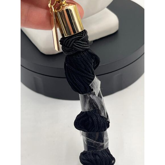 Marc Jacobs Decadence Gold Tone Black Tassel Limited Edition Necklace - Picture 6 of 7